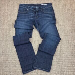✨ Dylan George | Annabel Straight | Size 28 | Dark Indigo | Made in USA